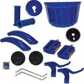 Kit Bike 16 Tipo 2 Com Eixo Mpr Azul AMR 819 e Roda