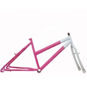 Quadro e Garfo W24cr Rebaixado Rosa /Branco