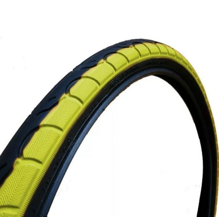 Pneu Slick 26 x 1.25 Amarelo Kenda K193