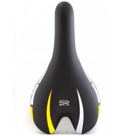 Selim de Gel Preto / Amarelo sem Carrinho Selle Royal