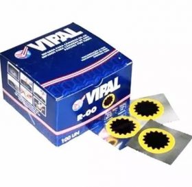 Caixa Com 100 Unidades Remendo Estrela 30mm R00 Vipal