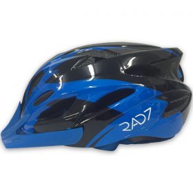 Capacete In-mold Bike Rad7 Regulável com Led Sinalizador