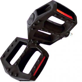 Pedal Nylon Plataforma Rosca Fina Sueco Preto 667 AMR