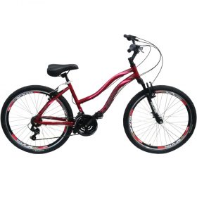 Bicicleta Aro 26 Mtb Alumínio Kit Shimano Freio Disco 21v